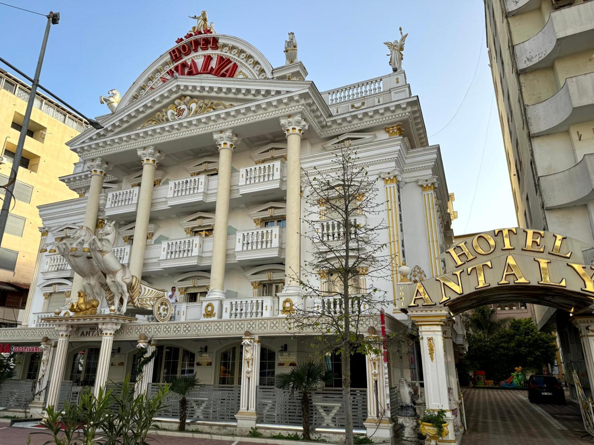 Hotel Antalya - Beach Durrës Exteriör bild